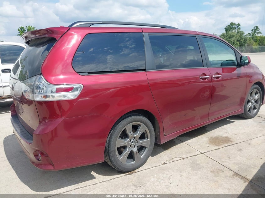 2019 Toyota Sienna VIN 5TDXZ3DC2KS985198 IAAI salvage auction — FRONT END, Salvage Title, sold $4,150 on 2026-07-17 (photo 4)