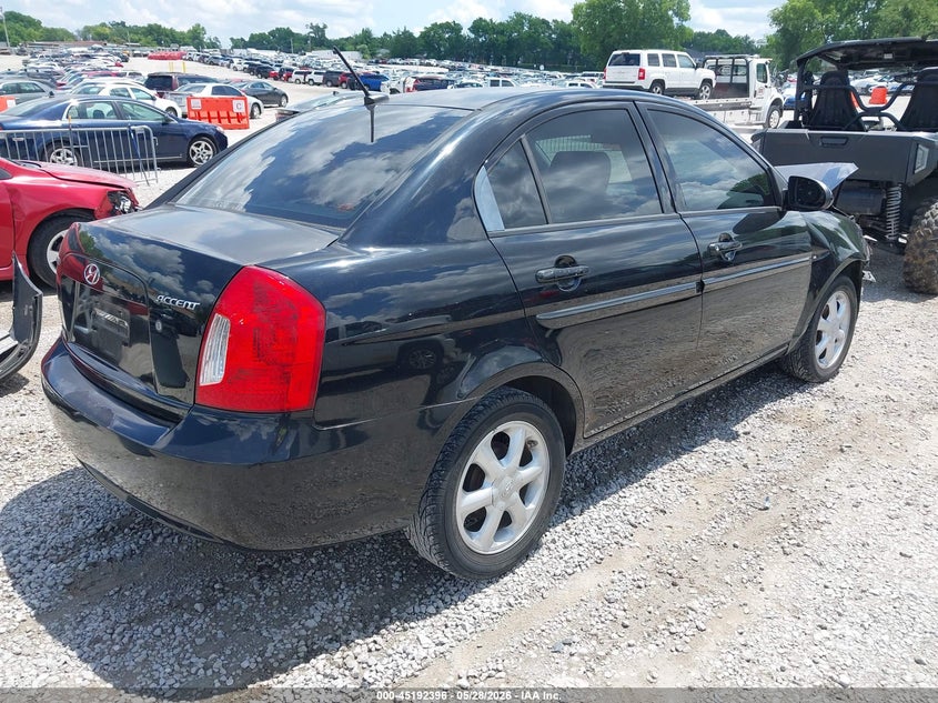 2008 Hyundai Accent VIN KMHCN46C78U236880 IAAI salvage auction — FRONT END, Salvage (Kentucky), sold $275 on 2026-07-08 (photo 4)