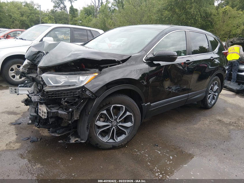 2022 Honda Cr-v VIN 7FARW1H59NE007666 IAAI salvage auction — FRONT & REAR, Salvage (Missouri), sold $5,350 on 2026-07-15 (photo 2)