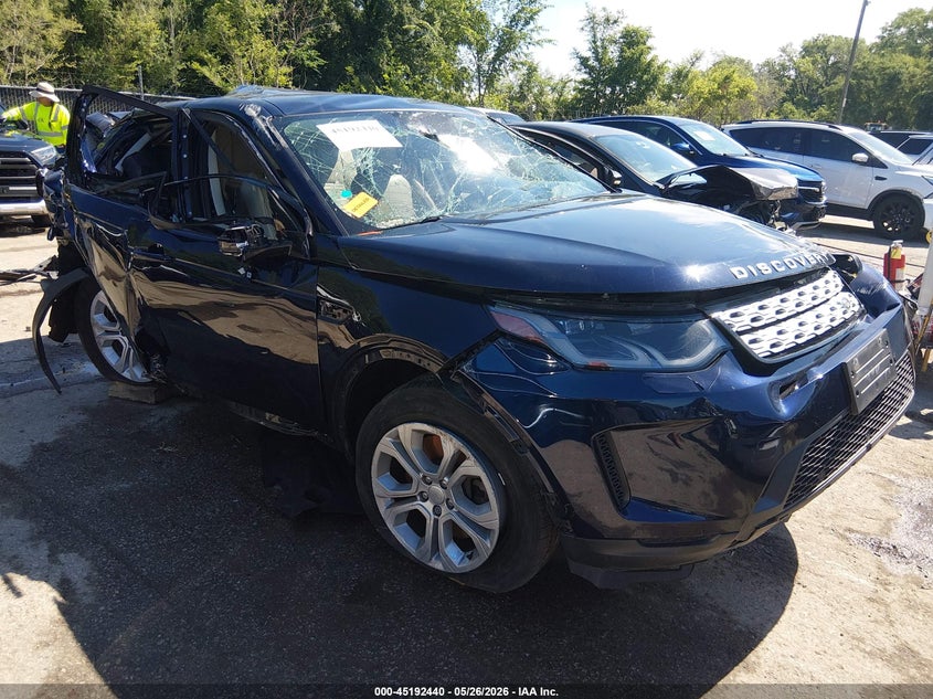 2020 Land rover Discovery sport VIN SALCJ2FX9LH834759 IAAI salvage auction — ROLLOVER, Non-Repairable (Kansas), sold $1,250 on 2026-07-29 (photo 1)
