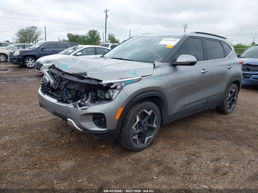 2024 Kia Seltos VIN KNDER2AAXR7479966 IAAI salvage auction — FRONT END, Salvage Title, sold $6,900 on 2026-07-21 (photo 2)