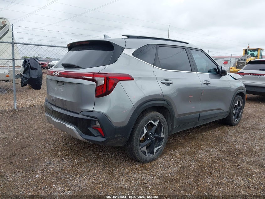 2024 Kia Seltos VIN KNDER2AAXR7479966 IAAI salvage auction — FRONT END, Salvage Title, sold $6,900 on 2026-07-21 (photo 4)