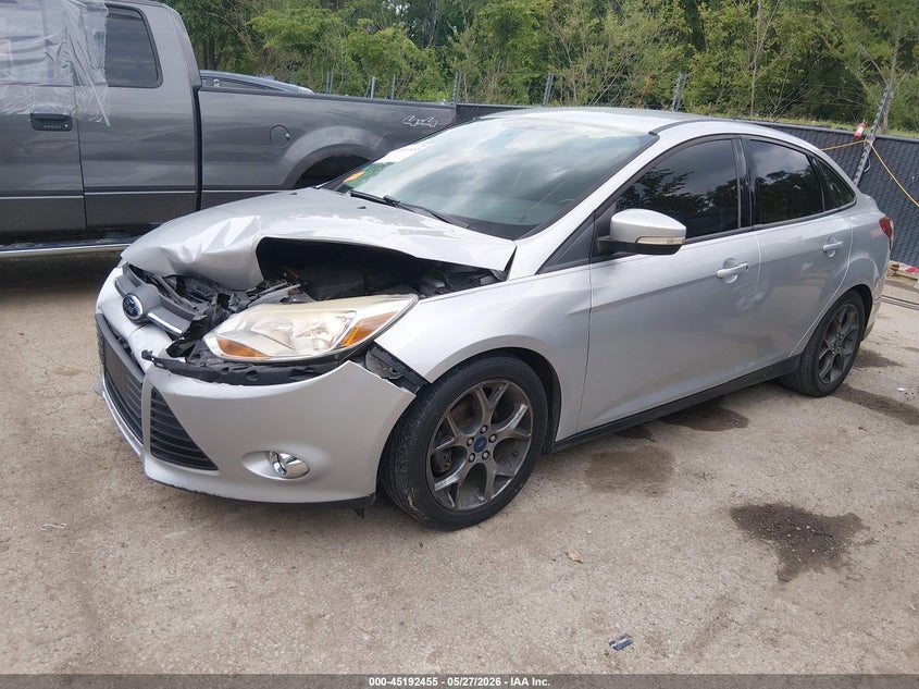 2014 Ford Focus VIN 1FADP3F20EL241186 IAAI salvage auction — FRONT END, Salvage Title, sold $575 on 2026-07-22 (photo 2)