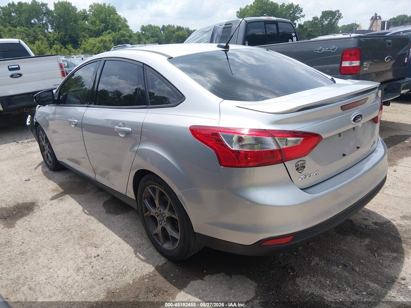 2014 Ford Focus VIN 1FADP3F20EL241186 IAAI salvage auction — FRONT END, Salvage Title, sold $575 on 2026-07-22 (photo 3)
