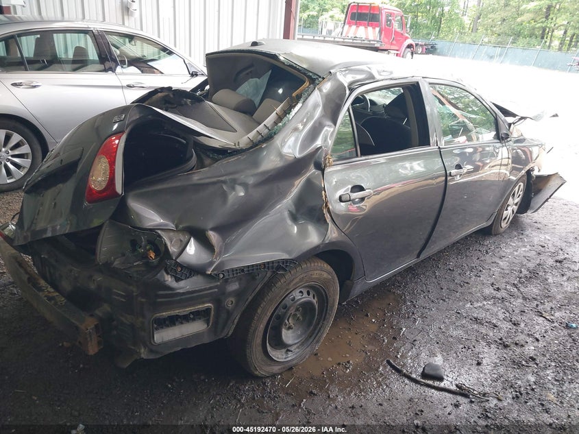 2009 Toyota Corolla VIN 2T1BU40E19C182245 IAAI salvage auction — ROLLOVER, Clear (Virginia), sold $325 on 2026-07-19 (photo 4)
