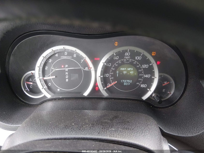 2010 Acura Tsx VIN JH4CU2F68AC023372 IAAI salvage auction — FRONT END, Salvage (New Jersey), sold $425 on 2026-07-07 (photo 7)