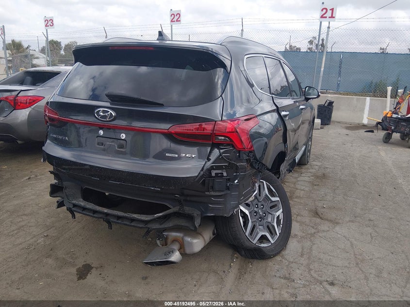 2023 Hyundai Santa fe VIN 5NMS4DAL0PH609872 IAAI salvage auction — RIGHT REAR, Salvage Title, sold $8,700 on 2026-07-20 (photo 4)