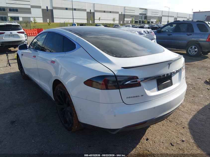 2014 Tesla Model s VIN 5YJSA1H25EFP67403 IAAI salvage auction — RIGHT FRONT, Original (Texas), sold $2,350 on 2026-07-09 (photo 3)