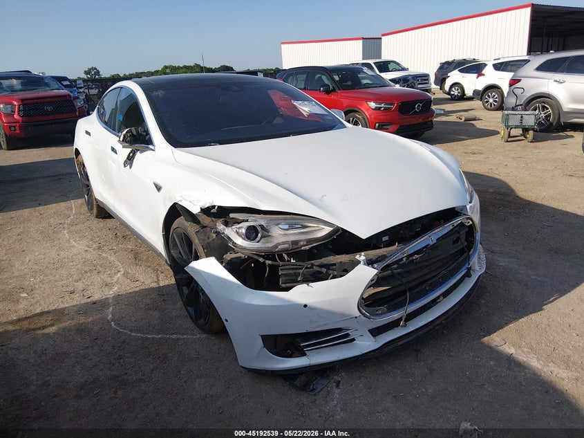 2014 Tesla Model s VIN 5YJSA1H25EFP67403 IAAI salvage auction — RIGHT FRONT, Original (Texas), sold $2,350 on 2026-07-09 (photo 6)