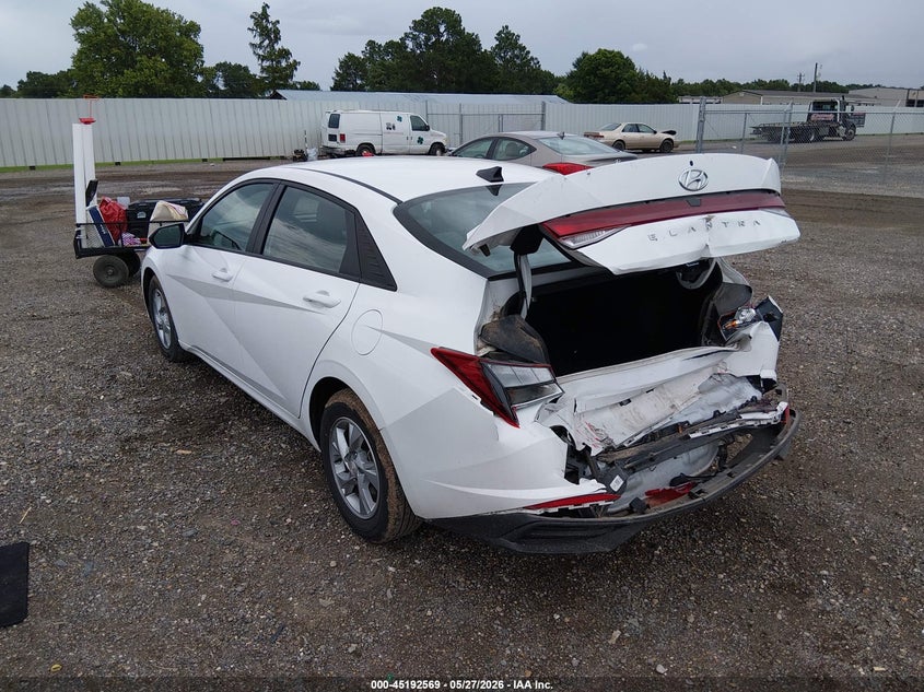 2023 Hyundai Elantra VIN 5NPLL4AG4PH110490 IAAI salvage auction — REAR END, Salvage Title, sold $4,600 on 2026-07-15 (photo 3)