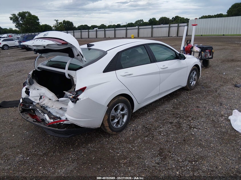 2023 Hyundai Elantra VIN 5NPLL4AG4PH110490 IAAI salvage auction — REAR END, Salvage Title, sold $4,600 on 2026-07-15 (photo 4)