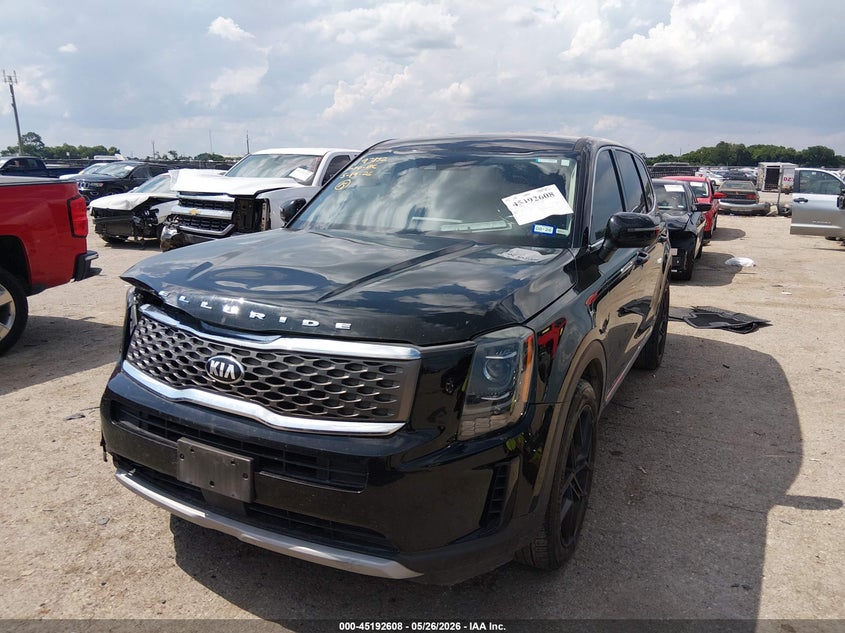 2021 Kia Telluride VIN 5XYP24HC3MG099377 IAAI salvage auction — FRONT END, Original (Texas), sold $5,350 on 2026-07-14 (photo 2)