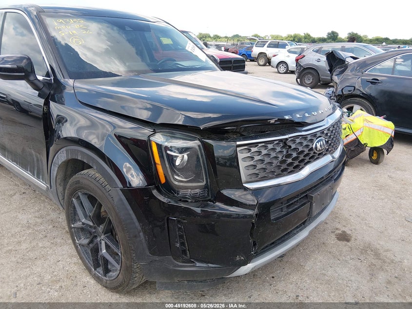 2021 Kia Telluride VIN 5XYP24HC3MG099377 IAAI salvage auction — FRONT END, Original (Texas), sold $5,350 on 2026-07-14 (photo 6)