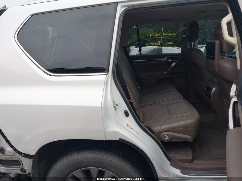 2016 Lexus Gx VIN JTJJM7FX5G5124894 IAAI salvage auction — REAR END, Salvage (Alabama), sold $11,400 on 2026-07-15 (photo 8)