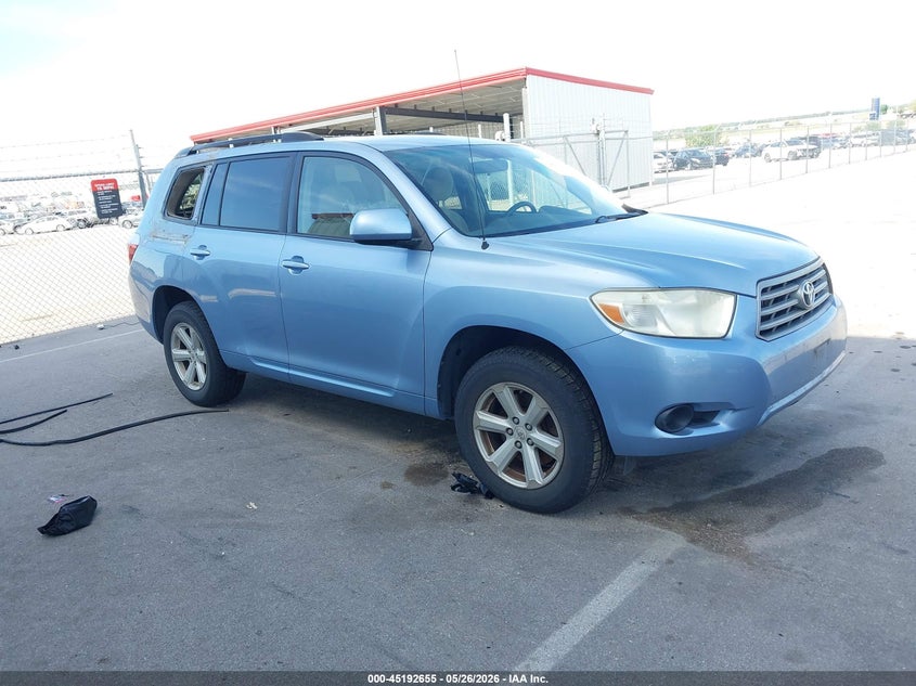 2008 Toyota Highlander VIN JTEES41AX82040421 IAAI salvage auction — FRONT END, Certificate Of Title (Nebraska), sold $1,200 on 2026-07-09 (photo 1)