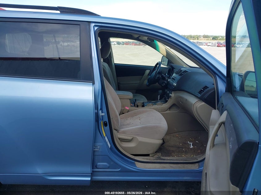 2008 Toyota Highlander VIN JTEES41AX82040421 IAAI salvage auction — FRONT END, Certificate Of Title (Nebraska), sold $1,200 on 2026-07-09 (photo 5)