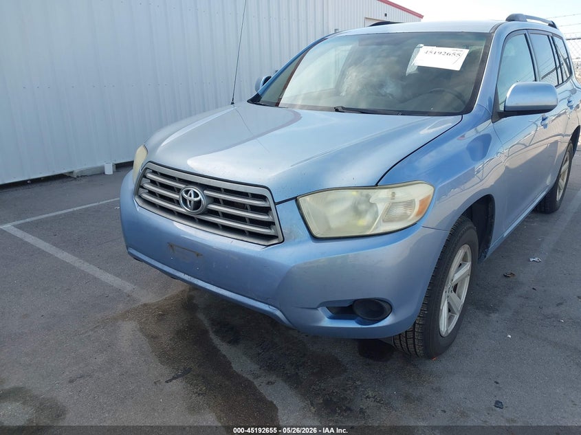 2008 Toyota Highlander VIN JTEES41AX82040421 IAAI salvage auction — FRONT END, Certificate Of Title (Nebraska), sold $1,200 on 2026-07-09 (photo 6)