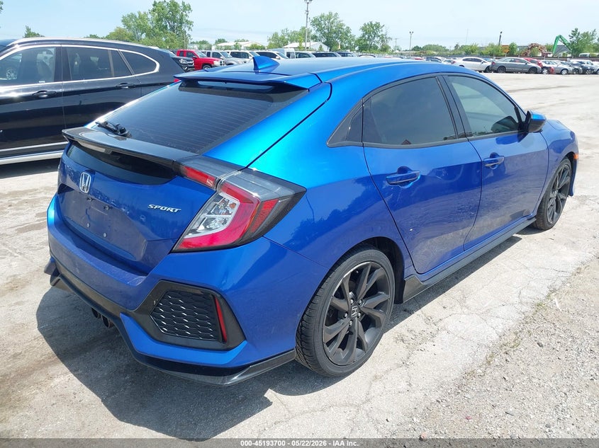 2019 Honda Civic VIN SHHFK7H44KU227246 IAAI salvage auction — FRONT END, Salvage (Illinois), sold $4,150 on 2026-07-29 (photo 4)