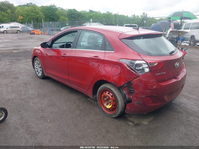 2017 Hyundai Elantra VIN KMHD35LH0HU377094 IAAI salvage auction — REAR END, Salvage - Greater Than 75% (Maryland), sold $1,150 on 2026-07-28 (photo 3)
