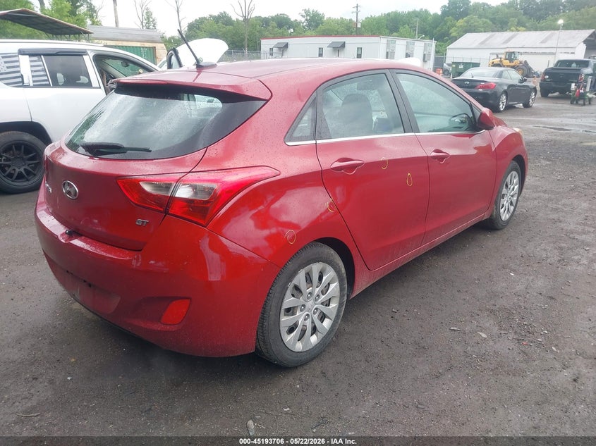 2017 Hyundai Elantra VIN KMHD35LH0HU377094 IAAI salvage auction — REAR END, Salvage - Greater Than 75% (Maryland), sold $1,150 on 2026-07-28 (photo 4)