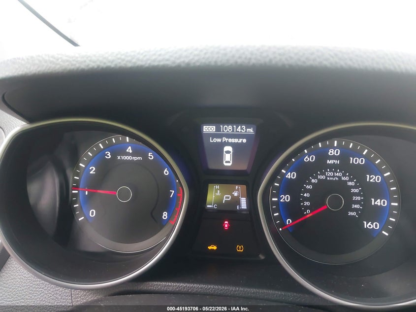 2017 Hyundai Elantra VIN KMHD35LH0HU377094 IAAI salvage auction — REAR END, Salvage - Greater Than 75% (Maryland), sold $1,150 on 2026-07-28 (photo 7)