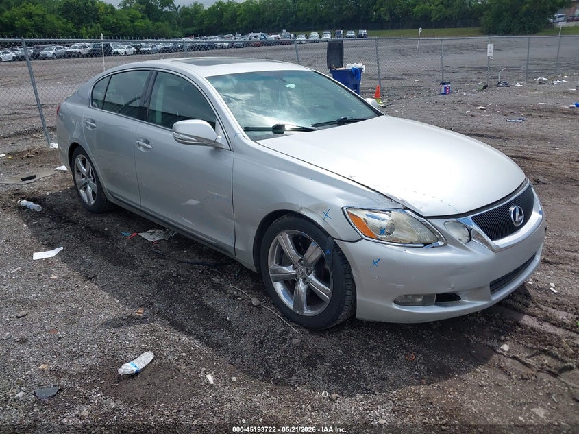 2008 Lexus Gs VIN JTHBE96S980040966 IAAI salvage auction — RIGHT FRONT, Clear (Tennessee), sold $1,150 on 2026-07-09 (photo 1)