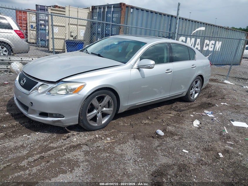2008 Lexus Gs VIN JTHBE96S980040966 IAAI salvage auction — RIGHT FRONT, Clear (Tennessee), sold $1,150 on 2026-07-09 (photo 2)