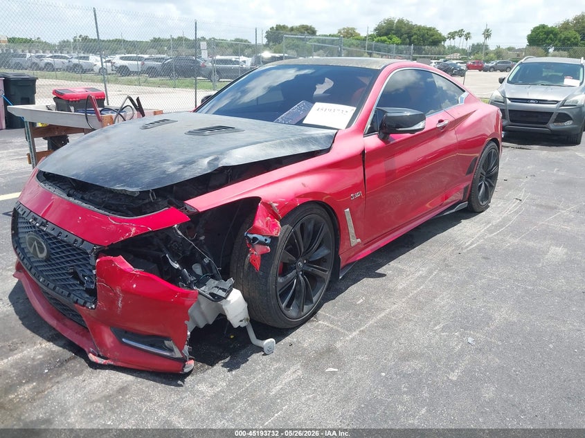 2019 Infiniti Q60 VIN JN1FV7EK3KM360151 IAAI salvage auction — LEFT FRONT, Rebuildable (Florida), sold $3,475 on 2026-07-09 (photo 6)