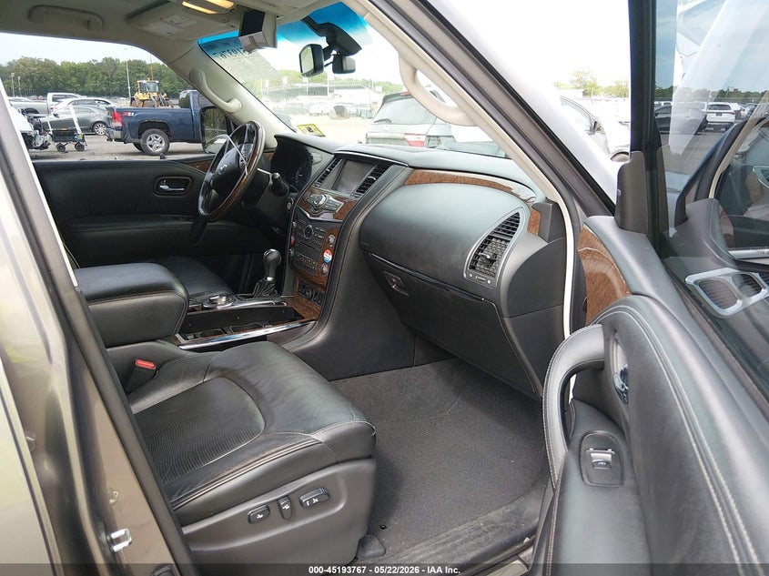 2015 Infiniti Qx80 VIN JN8AZ2NC5F9372239 IAAI salvage auction — FRONT END, Salvage (New Jersey), sold $2,900 on 2026-07-06 (photo 5)