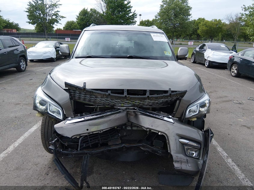 2015 Infiniti Qx80 VIN JN8AZ2NC5F9372239 IAAI salvage auction — FRONT END, Salvage (New Jersey), sold $2,900 on 2026-07-06 (photo 6)