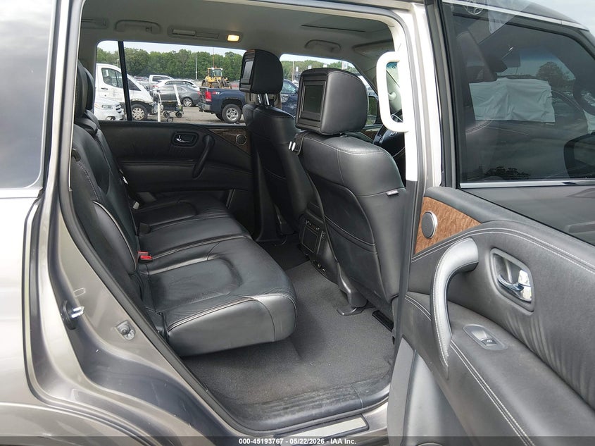 2015 Infiniti Qx80 VIN JN8AZ2NC5F9372239 IAAI salvage auction — FRONT END, Salvage (New Jersey), sold $2,900 on 2026-07-06 (photo 8)