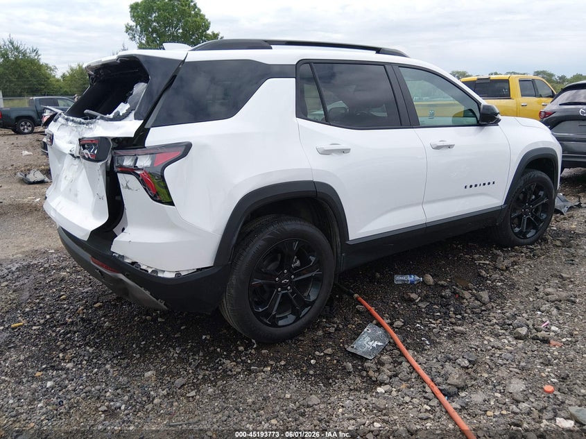 2025 Chevrolet Equinox VIN 3GNAXHEG9SL127413 IAAI salvage auction — REAR END, Salvage (Ohio), sold $7,800 on 2026-07-29 (photo 4)