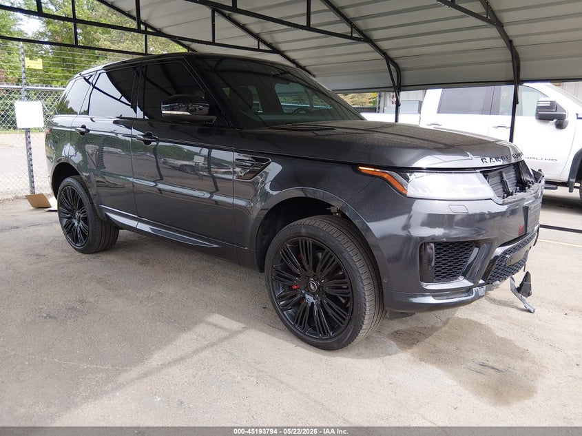 2020 Land rover Range rover sport VIN SALWR2SE4LA878669 IAAI salvage auction — FRONT END, Salvage (Connecticut), sold $17,450 on 2026-07-16 (photo 1)