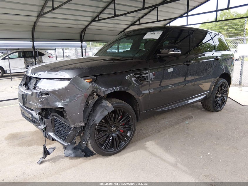2020 Land rover Range rover sport VIN SALWR2SE4LA878669 IAAI salvage auction — FRONT END, Salvage (Connecticut), sold $17,450 on 2026-07-16 (photo 2)