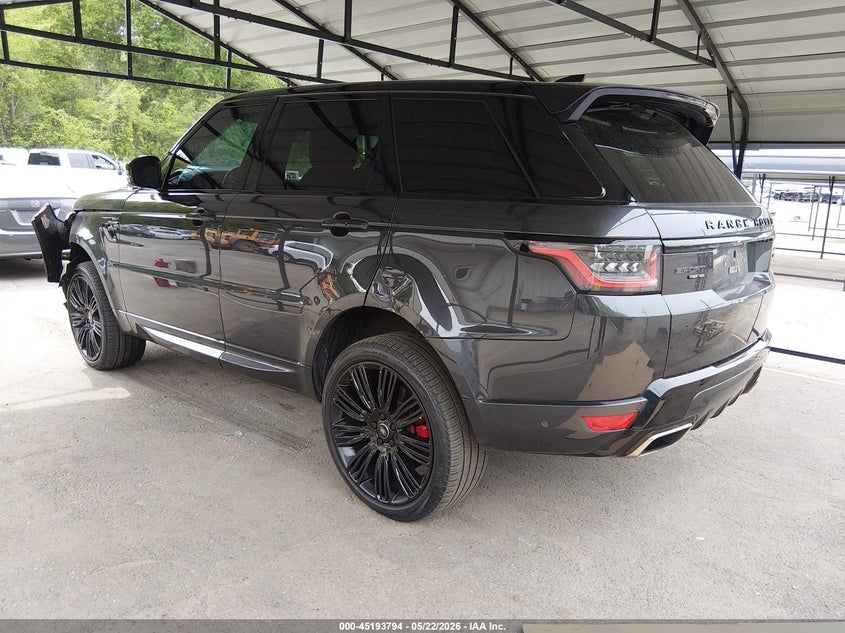 2020 Land rover Range rover sport VIN SALWR2SE4LA878669 IAAI salvage auction — FRONT END, Salvage (Connecticut), sold $17,450 on 2026-07-16 (photo 3)