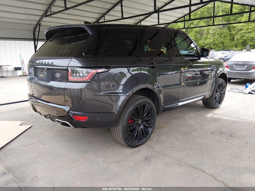 2020 Land rover Range rover sport VIN SALWR2SE4LA878669 IAAI salvage auction — FRONT END, Salvage (Connecticut), sold $17,450 on 2026-07-16 (photo 4)