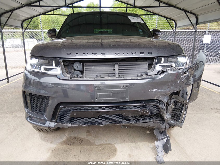 2020 Land rover Range rover sport VIN SALWR2SE4LA878669 IAAI salvage auction — FRONT END, Salvage (Connecticut), sold $17,450 on 2026-07-16 (photo 6)