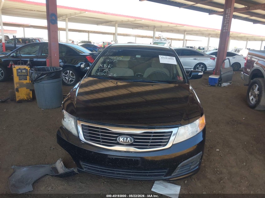 2010 Kia Optima VIN KNAGG4A83A5444139 IAAI salvage auction — UNKNOWN, Salvage (Arizona), sold $325 on 2026-07-21 (photo 6)