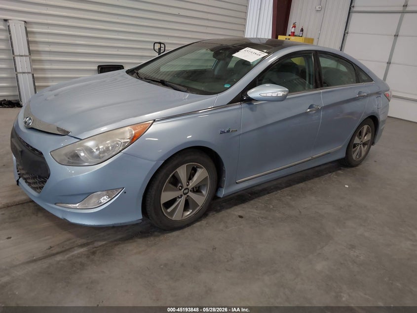 2012 Hyundai Sonata VIN KMHEC4A41CA045755 IAAI salvage auction — FRONT END, Salvage Title, sold $300 on 2026-07-22 (photo 2)