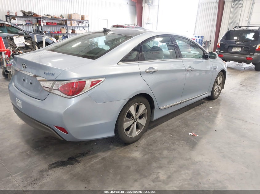 2012 Hyundai Sonata VIN KMHEC4A41CA045755 IAAI salvage auction — FRONT END, Salvage Title, sold $300 on 2026-07-22 (photo 4)