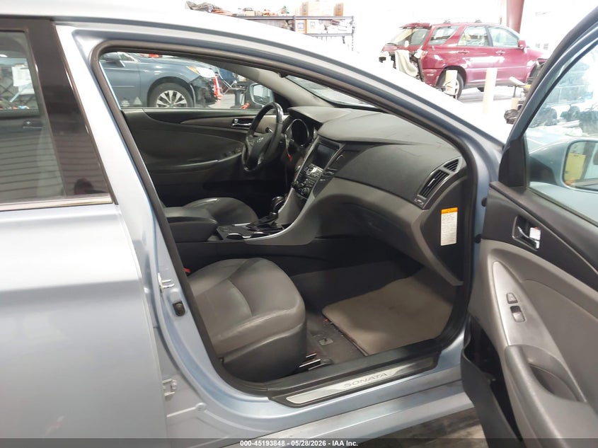 2012 Hyundai Sonata VIN KMHEC4A41CA045755 IAAI salvage auction — FRONT END, Salvage Title, sold $300 on 2026-07-22 (photo 5)