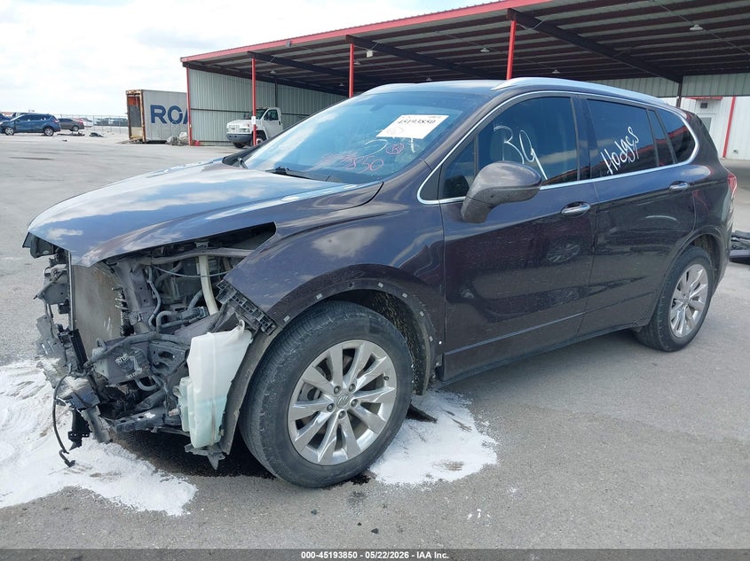 2017 Buick Envision VIN LRBFXBSA1HD048570 IAAI salvage auction — FRONT END, Original (Texas), sold $1,050 on 2026-07-30 (photo 2)