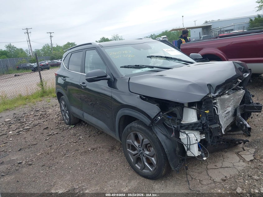 2024 Kia Seltos VIN KNDEUCAA3R7654241 IAAI salvage auction — FRONT END, Salvage (Ohio), sold $2,725 on 2026-07-14 (photo 1)