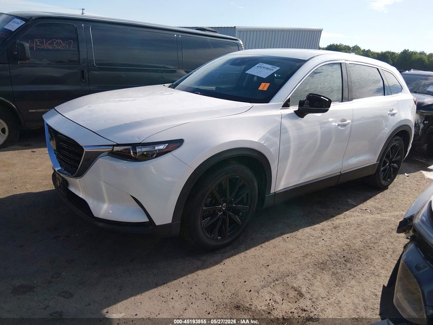 2023 Mazda Cx-9 VIN JM3TCBAY9P0642478 IAAI salvage auction — HAIL, Salvage Title, sold $11,650 on 2026-07-14 (photo 2)