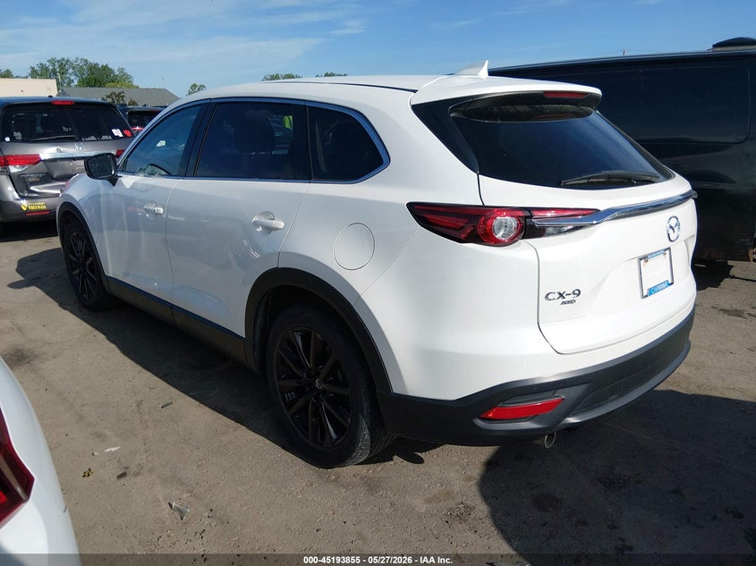 2023 Mazda Cx-9 VIN JM3TCBAY9P0642478 IAAI salvage auction — HAIL, Salvage Title, sold $11,650 on 2026-07-14 (photo 3)