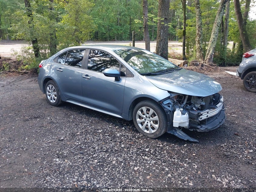 2020 Toyota Corolla VIN JTDEPRAE0LJ043610 IAAI salvage auction — FRONT END, Salvage Title, sold $3,150 on 2026-07-28 (photo 1)