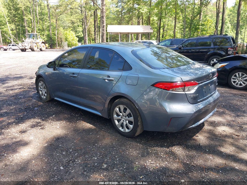 2020 Toyota Corolla VIN JTDEPRAE0LJ043610 IAAI salvage auction — FRONT END, Salvage Title, sold $3,150 on 2026-07-28 (photo 3)