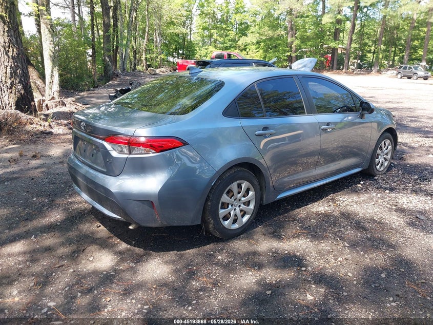 2020 Toyota Corolla VIN JTDEPRAE0LJ043610 IAAI salvage auction — FRONT END, Salvage Title, sold $3,150 on 2026-07-28 (photo 4)