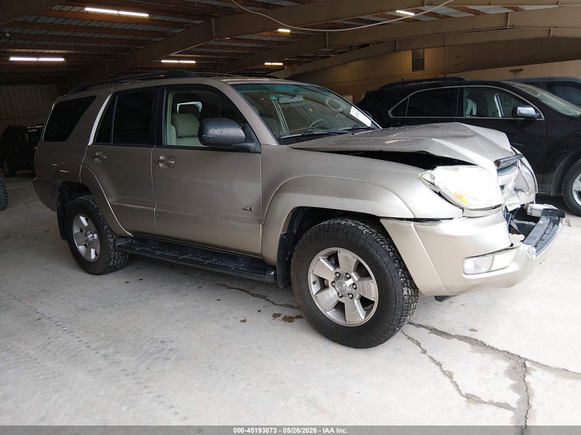 2004 Toyota 4runner VIN JTEZU14R740026039 IAAI salvage auction — FRONT END, Clear (Tennessee), sold $1,800 on 2026-07-20 (photo 1)