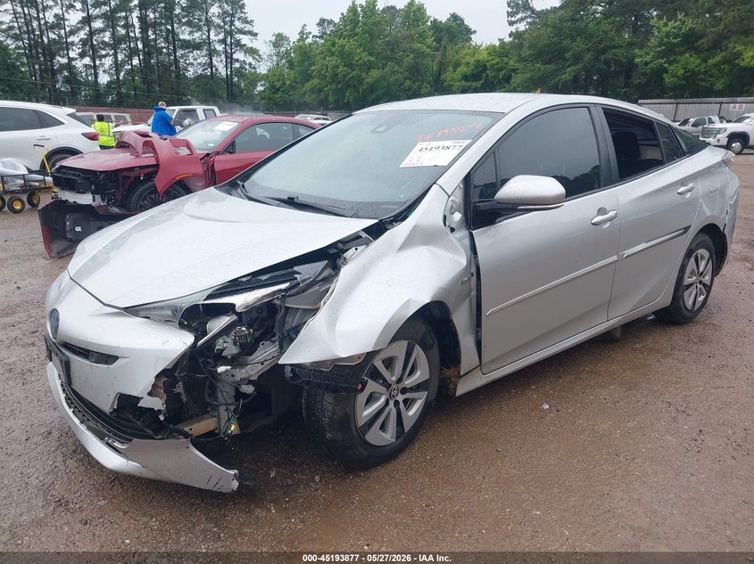 2018 Toyota Prius VIN JTDKBRFU5J3081952 IAAI salvage auction — FRONT & REAR, Salvage Title, sold $2,050 on 2026-07-09 (photo 2)